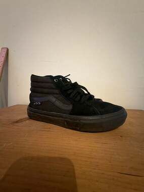 Vans Skate Sk8-Hi Triple Black High-Top Skateboarding Shoes